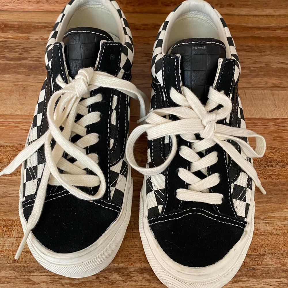 Vans Vault X Modernica Style 36  Black & White Checkers 7 Womens 5.5 Mens RARE